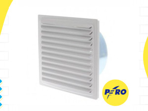 Rešetka ventilaciona 150x150 mm fi110 bijela ANKO — fotografija 1