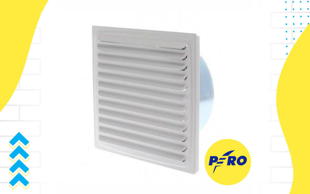 Rešetka ventilaciona 150x150 mm fi100 bijela ANKO — fotografija 1