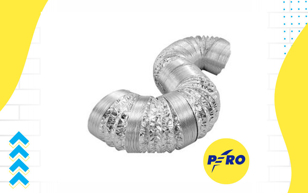 Crijevo fleksibilno aluminijsko za ventilaciju 100mm 1,5m 420-951 — fotografija 1