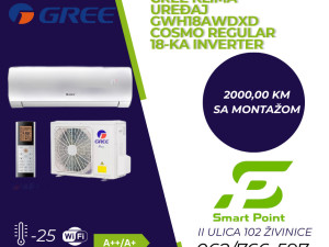 GREE Klima uređaj COSMO REGULAR 18000Btu Grijanje -25 WIFI A++/A+ — fotografija 1