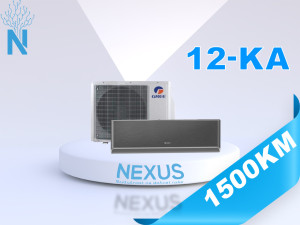 Gree GWH12AVCXD-K6DNA1A AIRY CRNA 12-Ka Inverter WIFI — fotografija 1