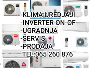 KLIMA UREDJAJ - KLIMA UREDJAJI INVERTER ON-OF TEL:065 260 876 — fotografija 1