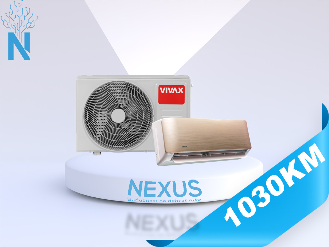 Vivax Klima AERI R+ ACP-12CH35AERI GOLD ZLATNA 12-Ka Inverter — fotografija 1