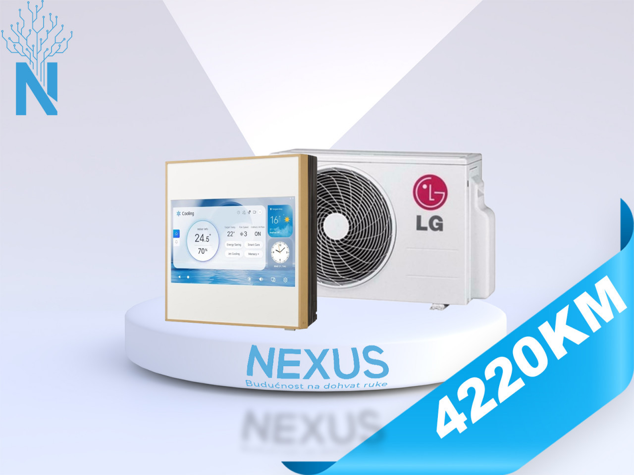LG KLIMA INVERTER 12-ka A12GA2 A++ ARTCOOL Gallery Premium — fotografija 1