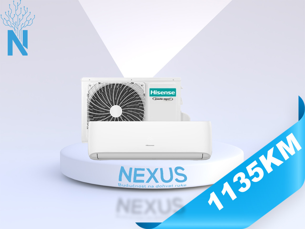 Hisense Klima Exspert Smart CF50 18-Ka Inverter WIFI — fotografija 1