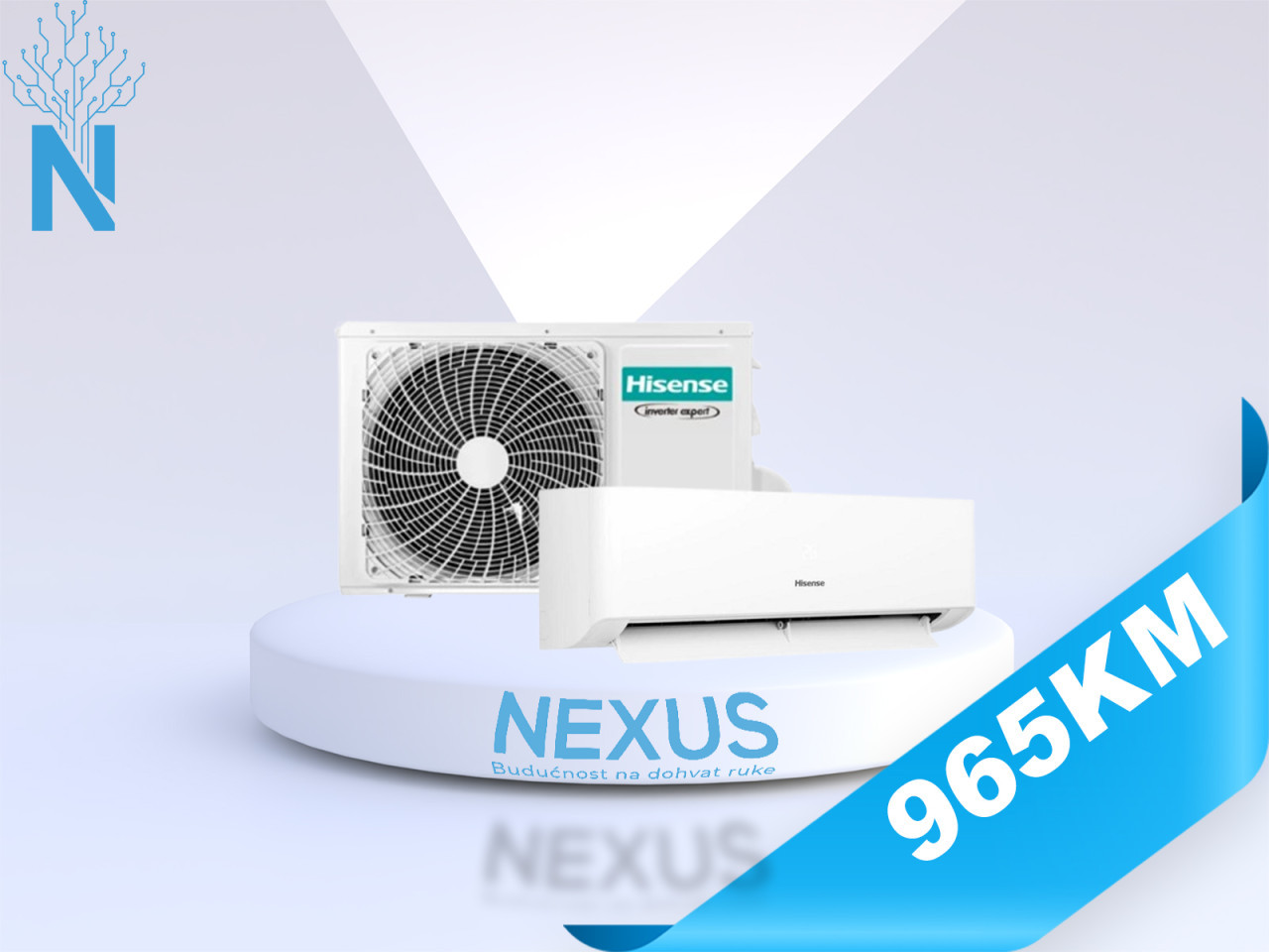 Hisense Klima Energy SE Hi-Nano KA35XR0E KA35 12-Ka Inverter WIFI — fotografija 1
