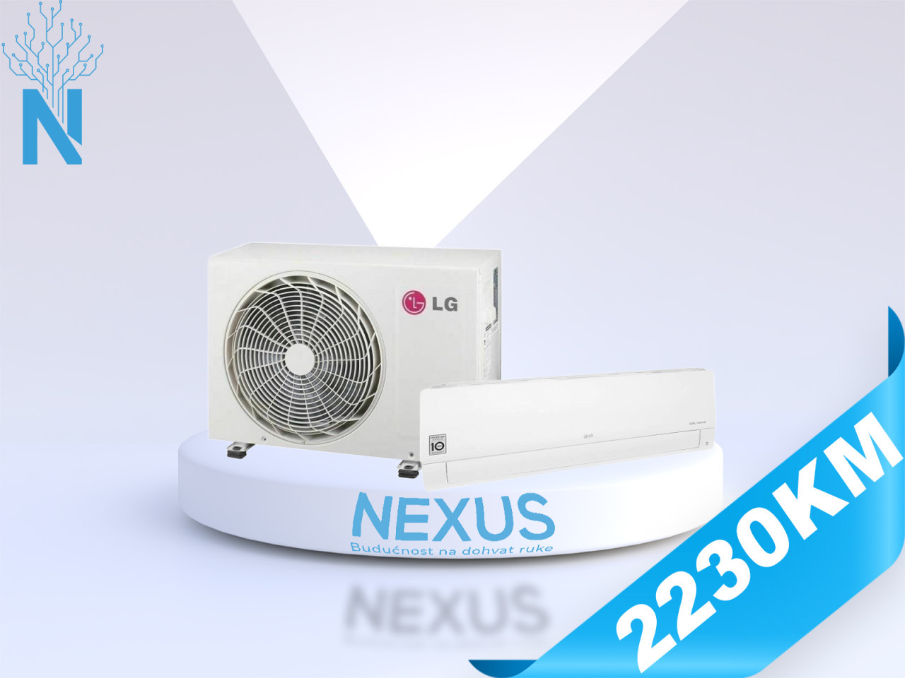 LG KLIMA INVERTER 24 S24EQ A++ DUALCOOL — fotografija 1