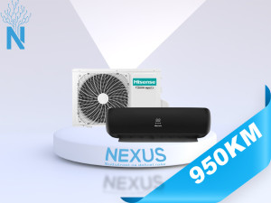 Hisense klima TG35VE0EG APPLE PRO PIE CRNA 12-Ka Inverter — fotografija 1