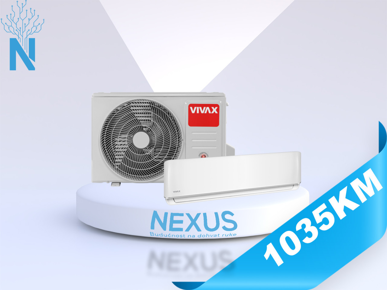 Vivax Klima AERI R+ ACP-12CH35AERI+ S/M 12ka Inverter Wi-Fi Ready — fotografija 1