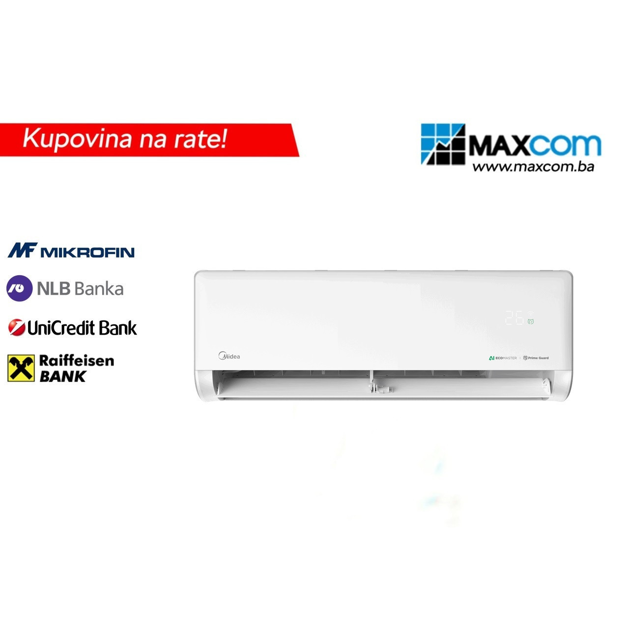 Midea Solstice 12K klima uređaj — fotografija 1