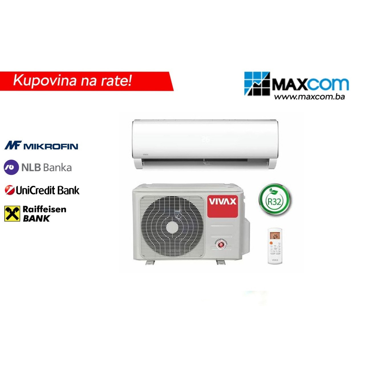 VIVAX COOL KLIMA ACP-12CH35AEMI R32 Inverter — fotografija 1