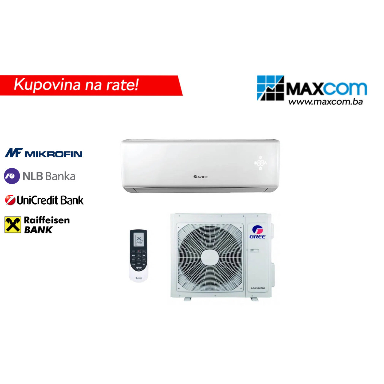 GREE klima uređaj GWH18QD Cosmo regular + UGRADNJA — fotografija 1