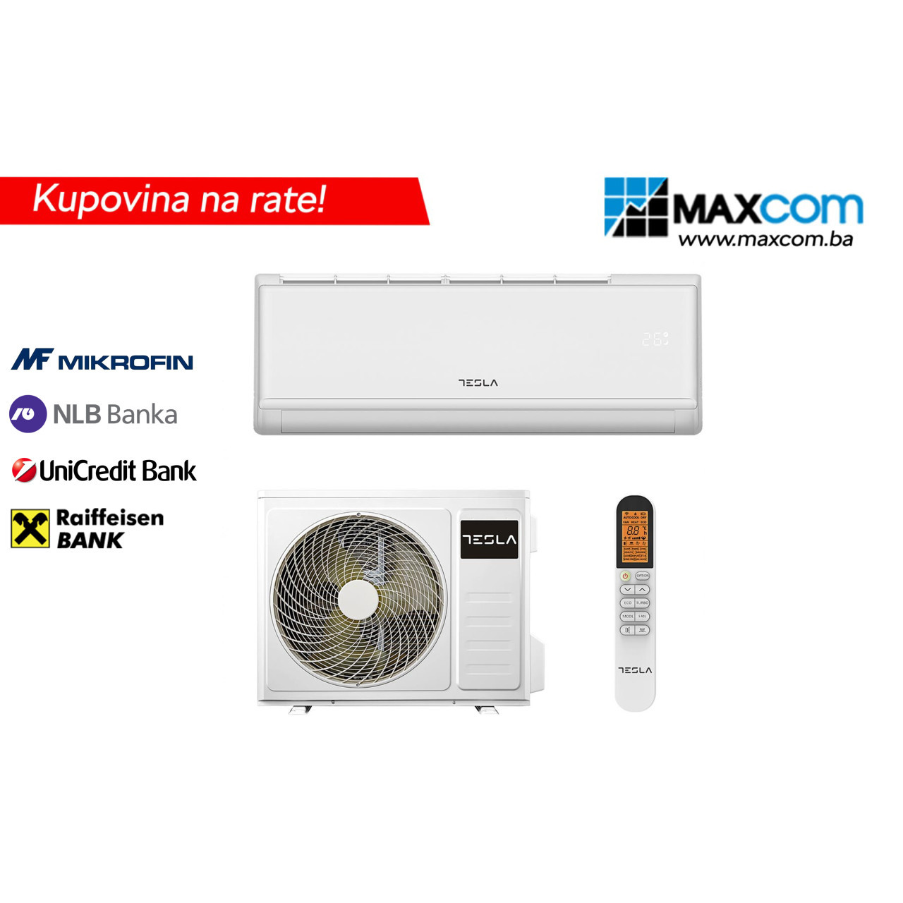 Tesla Klima TT51EX72-1832IA 18 Ka; Inverter + UGRADNJA KLIME — fotografija 1