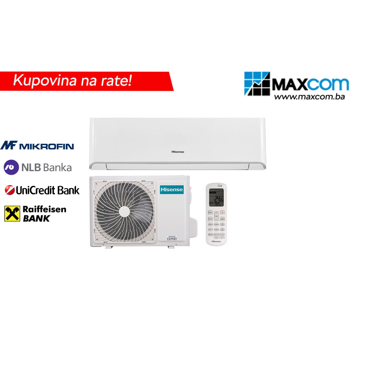 Hisense klima uređaj Expert Smart 24K + UGRADNJA — fotografija 1
