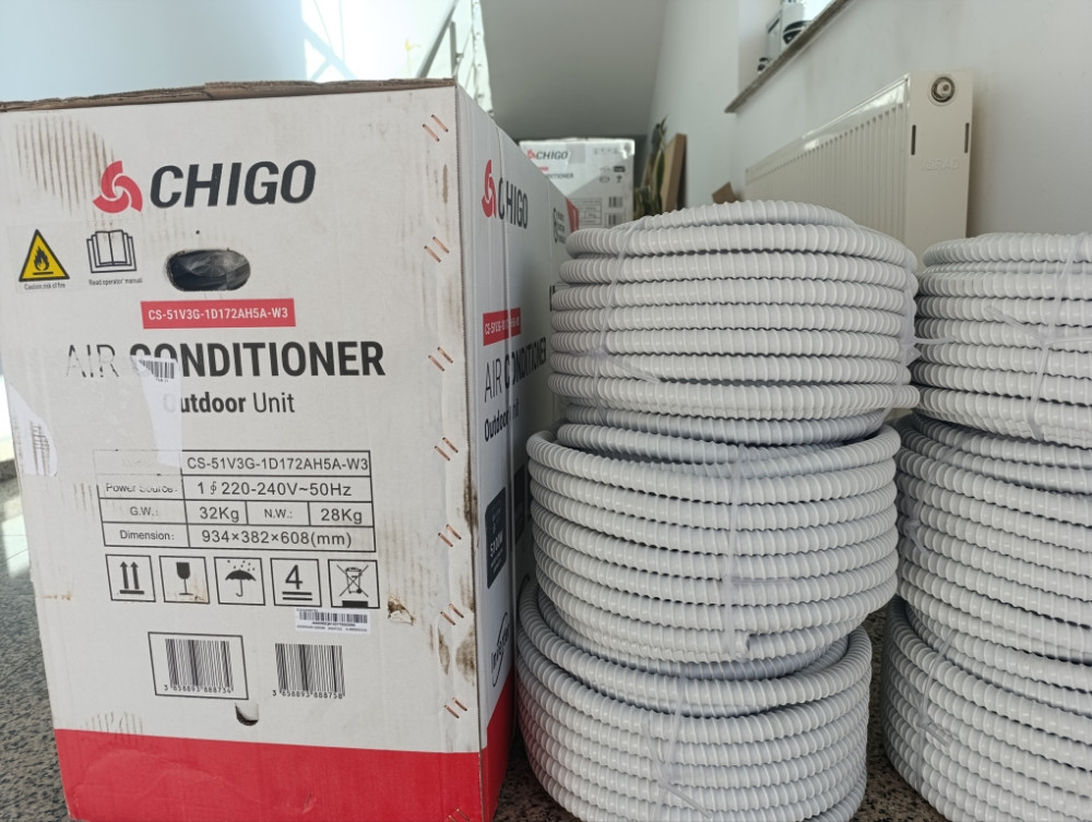 WiFi Klima inverter CHIGO 18ka i 12000BTU -25 A++ Vanjski gr TUYA — fotografija 1