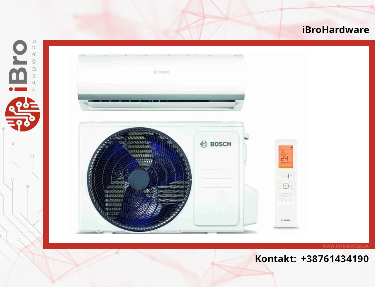 BOSCH Climate CL2000 35E, 12ka A, R32, INVERTER,         ,  , Hla — fotografija 1