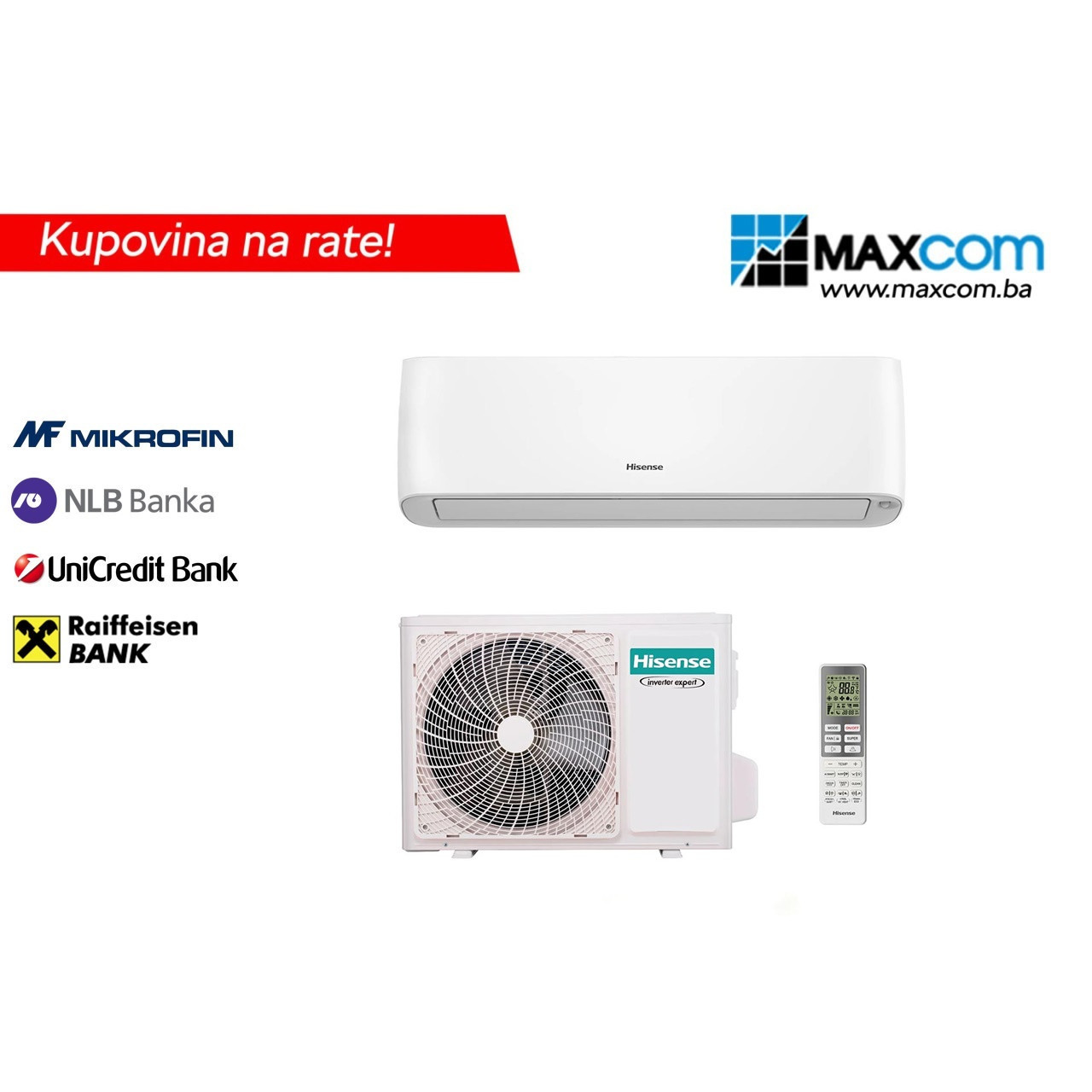 Hisense klima 12K QE35XV0E ENERGY PRO — fotografija 1