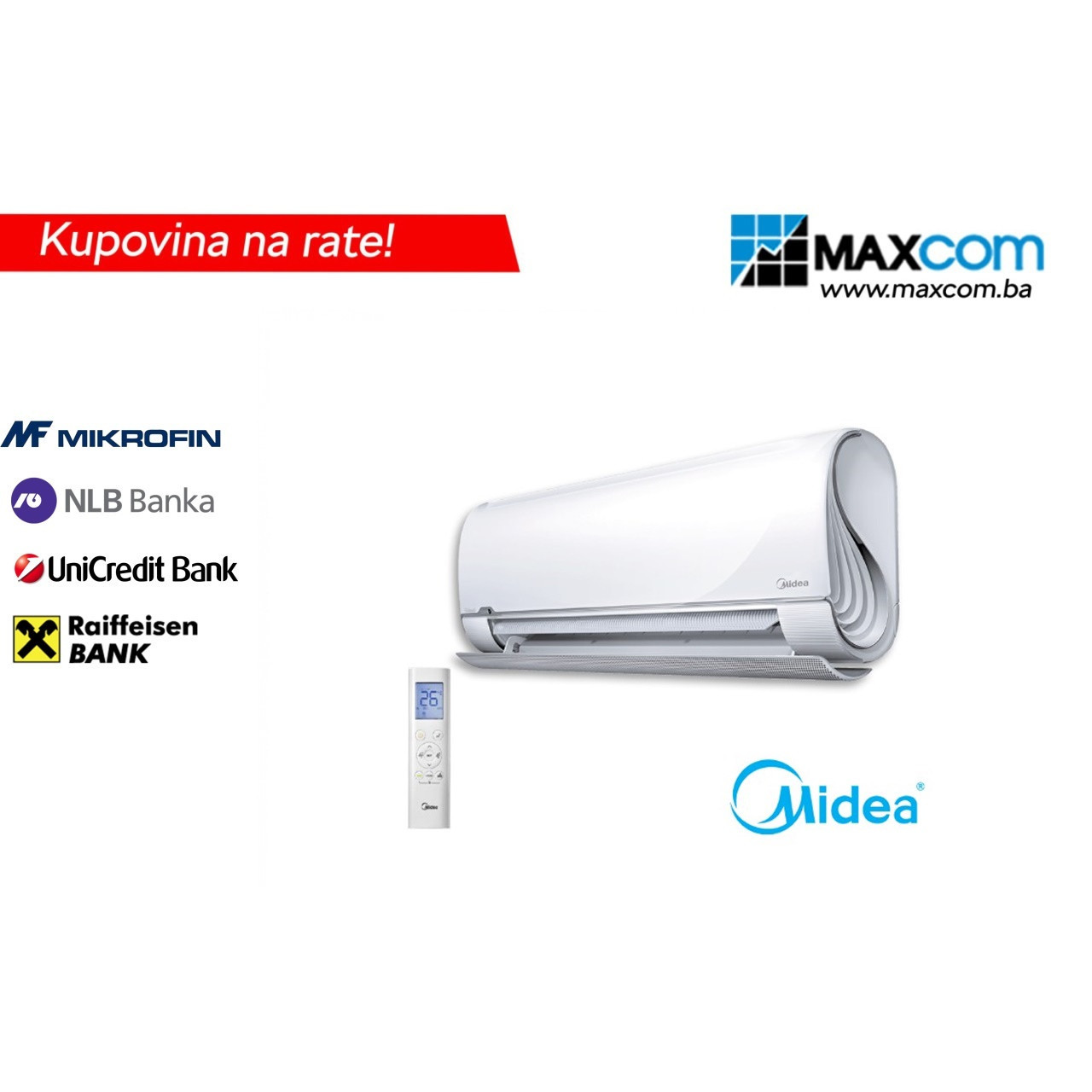 Midea Klima 12K Breezeless-S 3,5 kW — fotografija 1