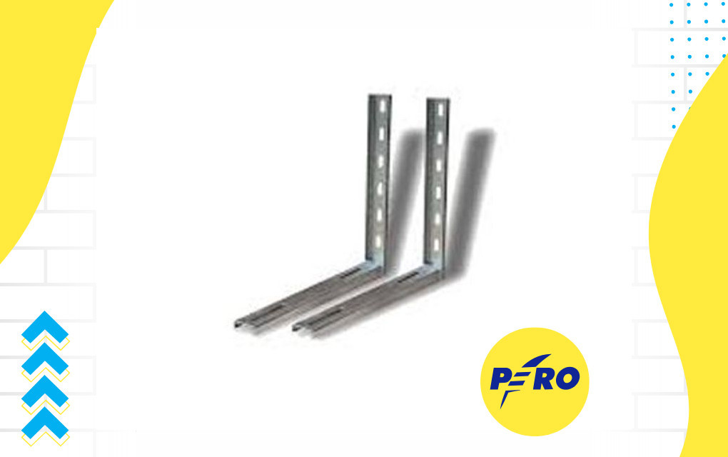 Nosač klime 410x410x2mm ZN (par) — fotografija 1