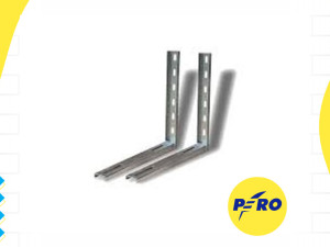 Nosač klime 410x410x3mm ZN (par) — fotografija 1