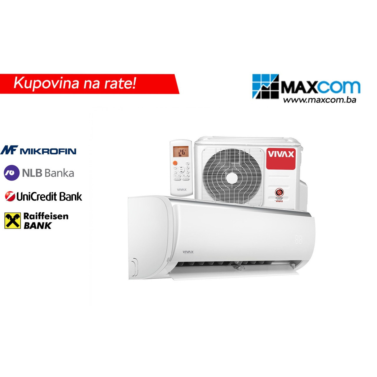 Vivax klima uređaj 12K ACP-12CH35AEQI INVERTER — fotografija 1