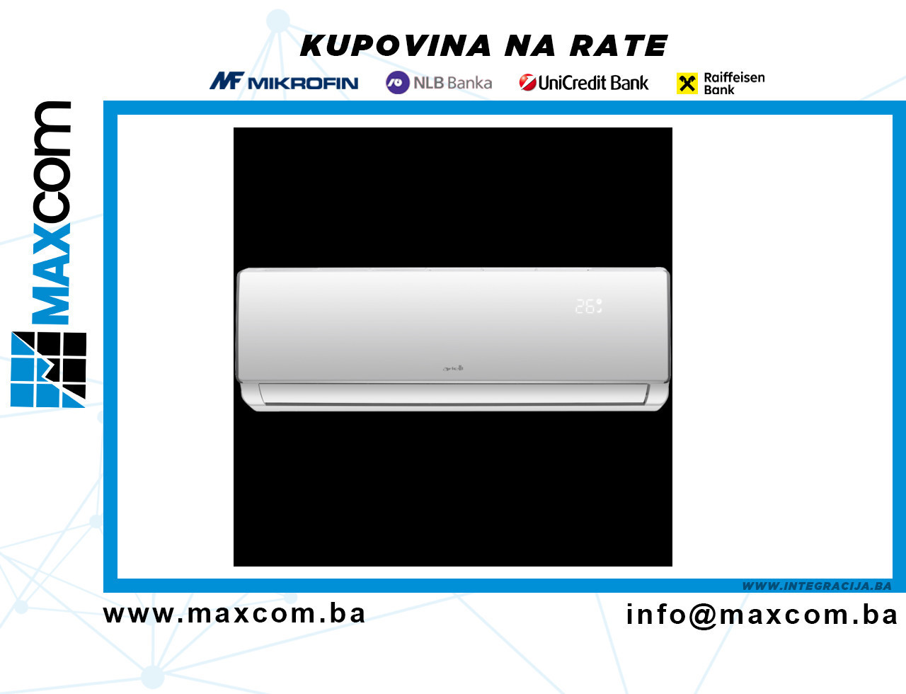 Arielli Klima uređaj, split sistem, 12000 Btu - AAC-12CHXA71-I — fotografija 1