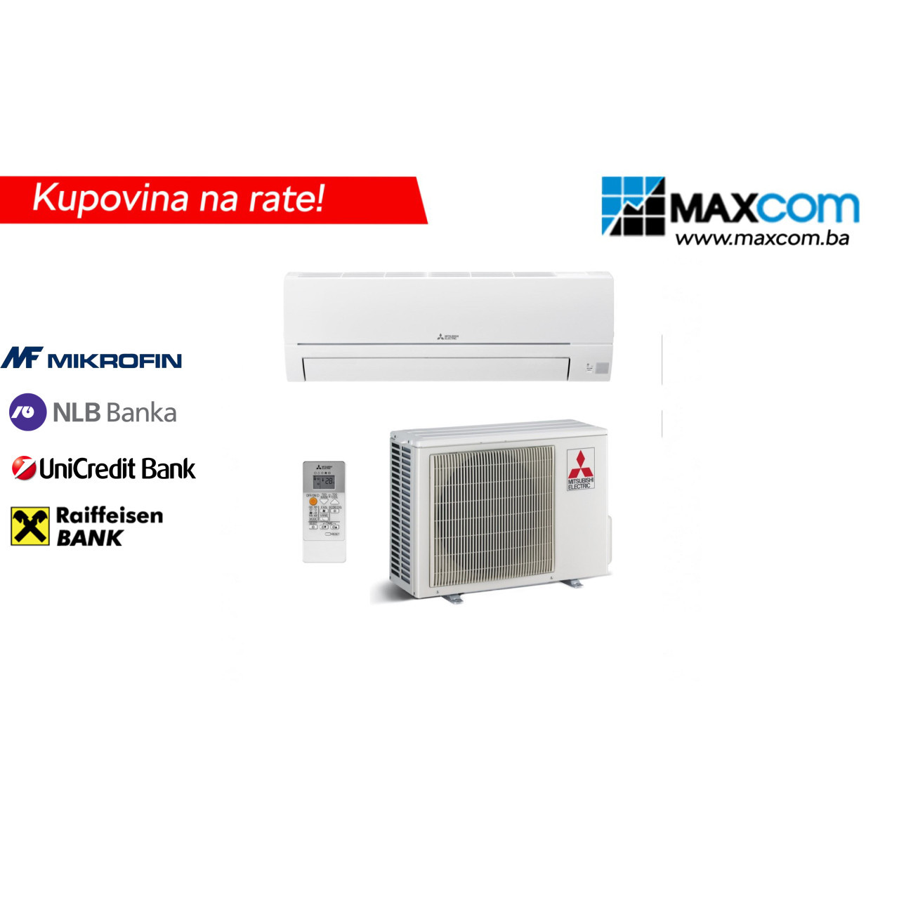 Mitsubishi klima uređaj MSZ AY35VGKP 12K + UGRADNJA — fotografija 1