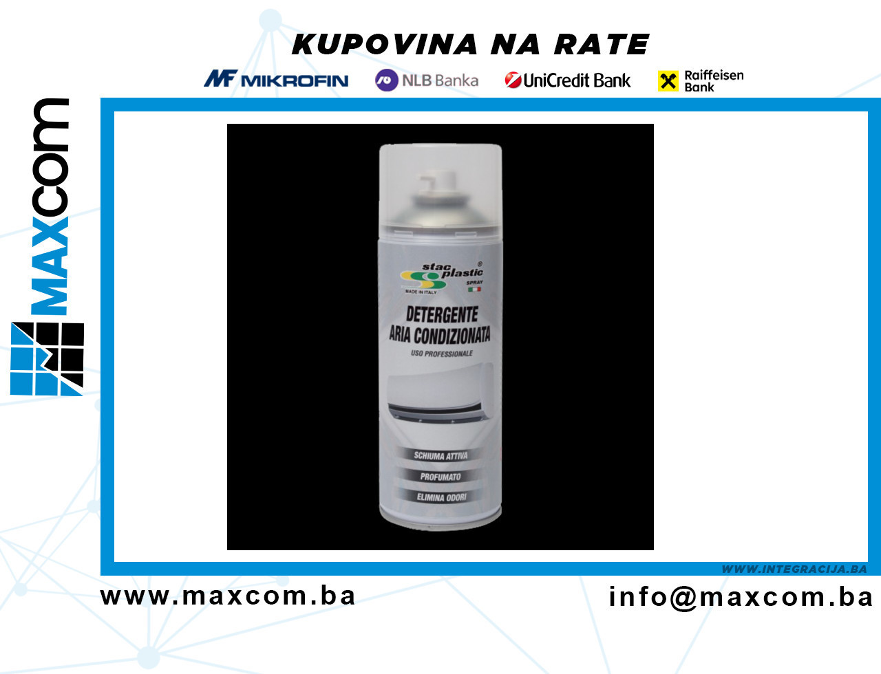 Stac Plastic Sprej, čistač klima uređaja, 400 ml - A02237 — fotografija 1