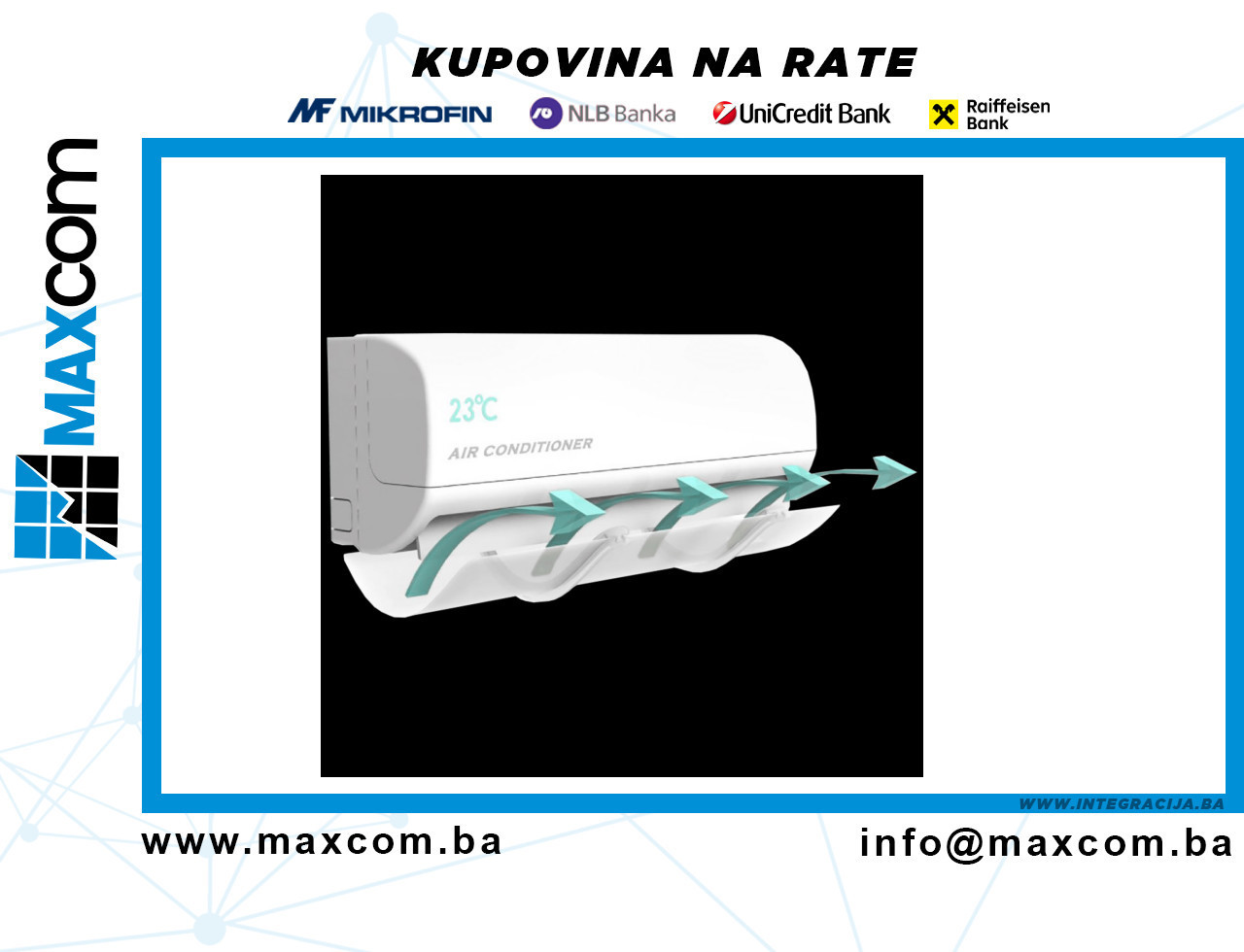ZED electronic Usmjerivač zraka klime, 9.000 do 12.000 BTU - AC — fotografija 1