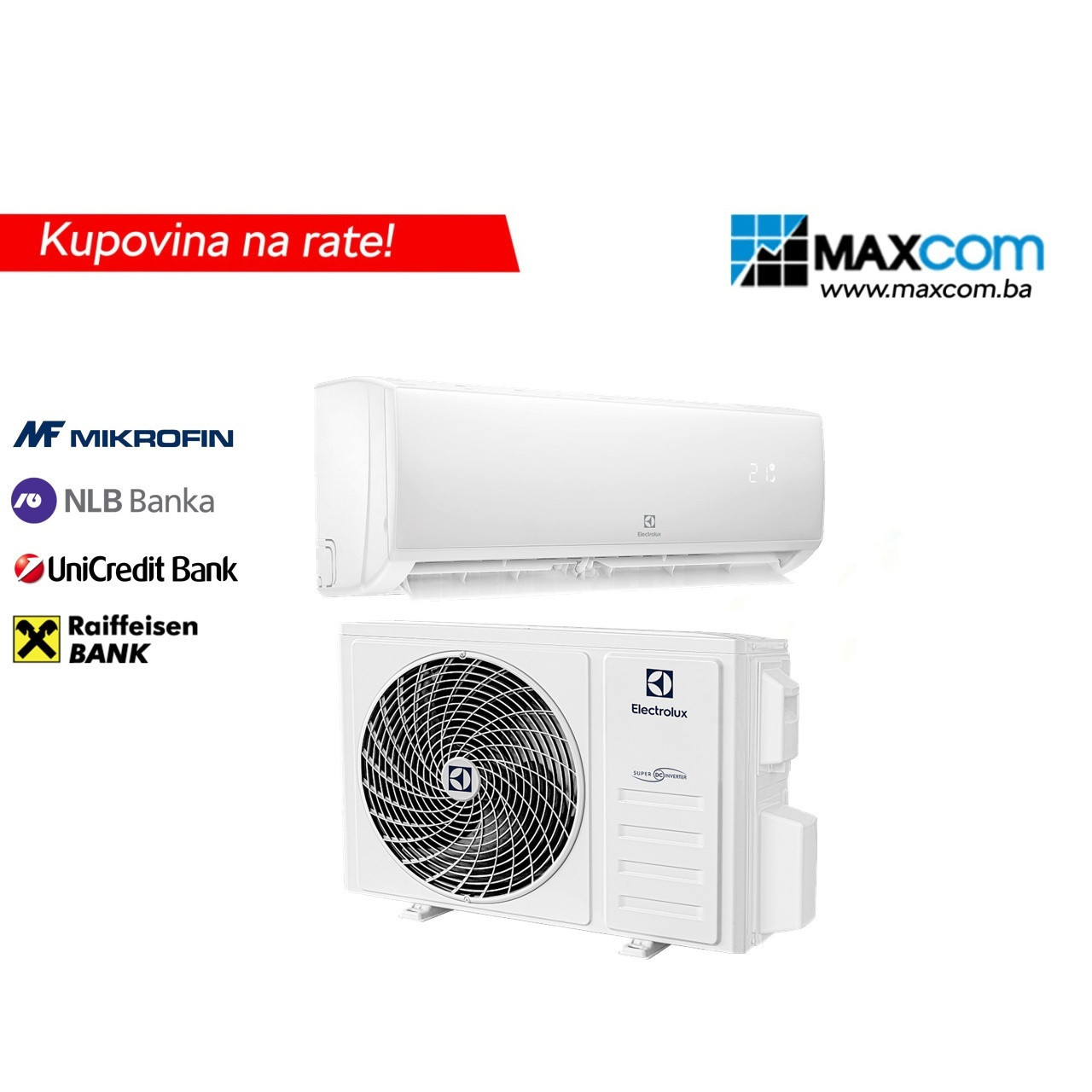 Electrolux Klima uređaj, 12000Btu Inverter — fotografija 1