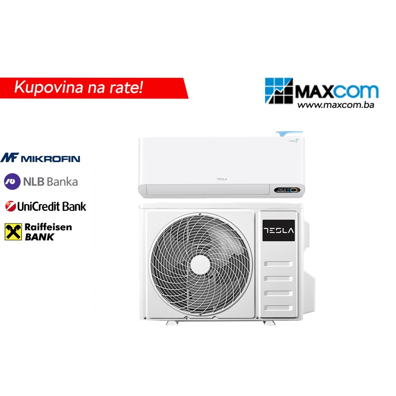 TESLA klima inverter 12K Virtuoso AC-TT38TF-1232IAW — fotografija 1
