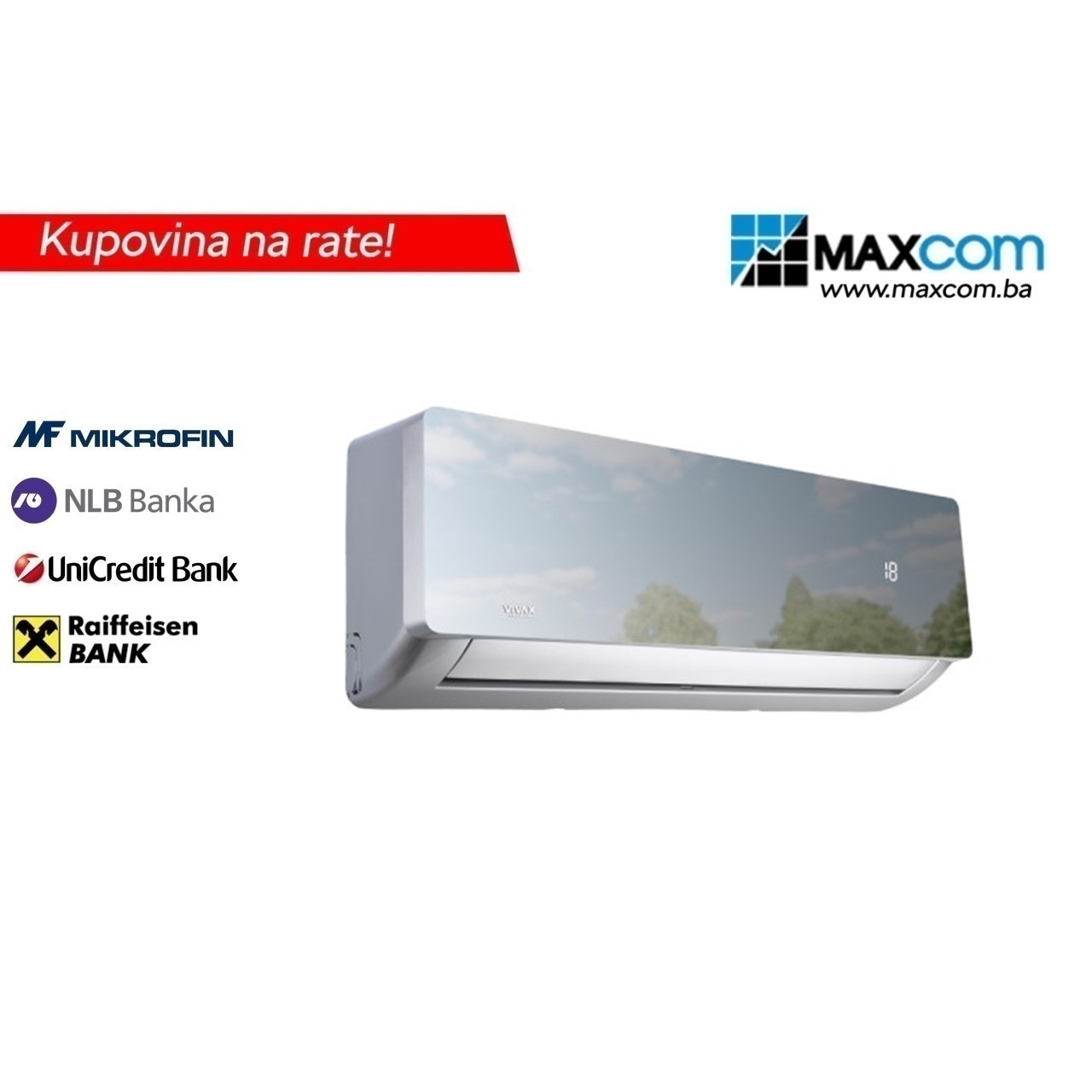 Vivax KLIMA ACP-18CH50AERI SILVER MIRROR INVERTER — fotografija 1