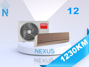 Vivax Klima AEHI ACP-12CH35AEHI+ 12-ka GOLD ZLATNA Inverter Wi-Fi — fotografija 1