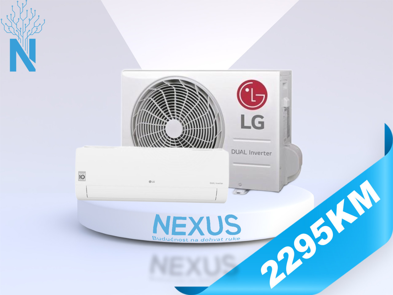 LG KLIMA INVERTER 12 S24ET A++ WIFI DUAL Inverter Compressor — fotografija 1