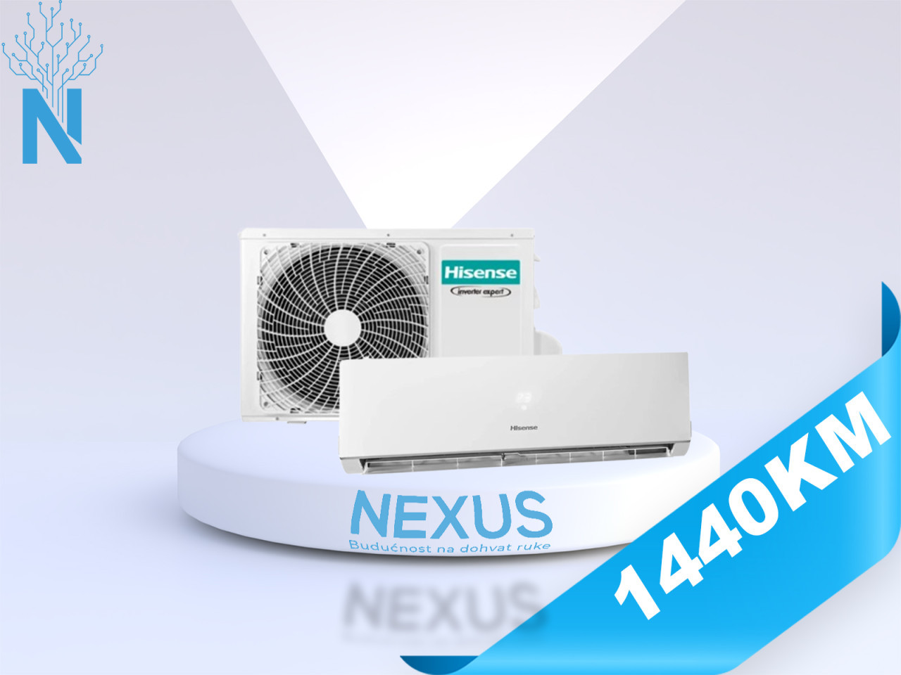 Hisense klima DJ70BB0EG NEW COMFORT 24-Ka Inverter — fotografija 1