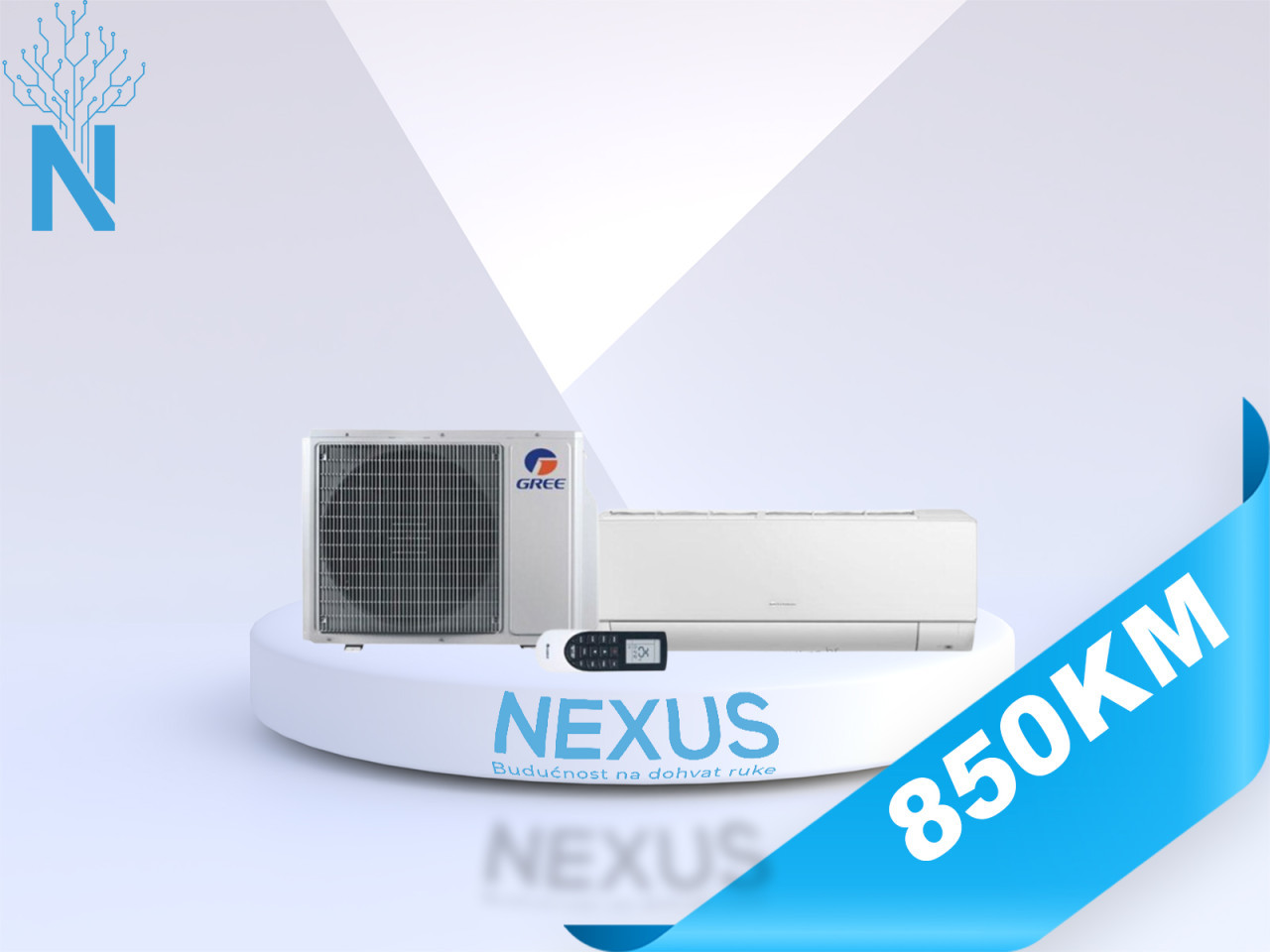 Gree GWH09AGAXB-K6DNA1B 9-Ka Inverter WIFI — fotografija 1
