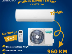 HISENSE EXPERT SMART 12 SA UGRADNJOM