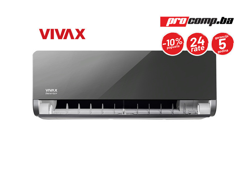 Klima uređaj VIVAX ACP-18CH50AEHI+ Grey Mirror inverter — fotografija 1