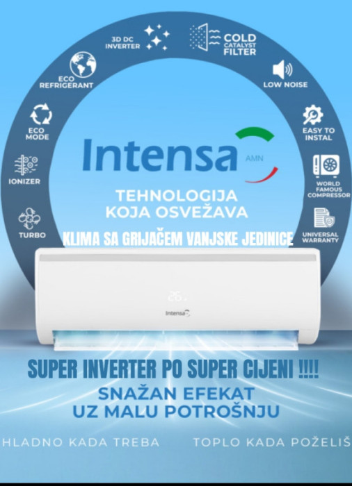 INTENSA AMN 24 super inverter -20 sa montazom ugradnjom — fotografija 1