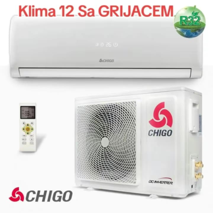 Klima Chigo 12  Grijacem WiFi bijela -25C — fotografija 1