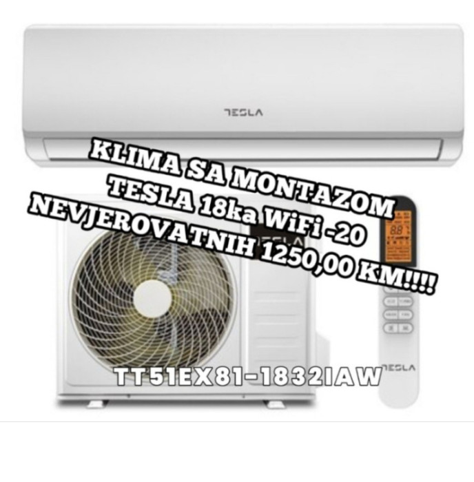 Tesla 18 inverter -20 WiFi sa montažom ugradnjom — fotografija 1
