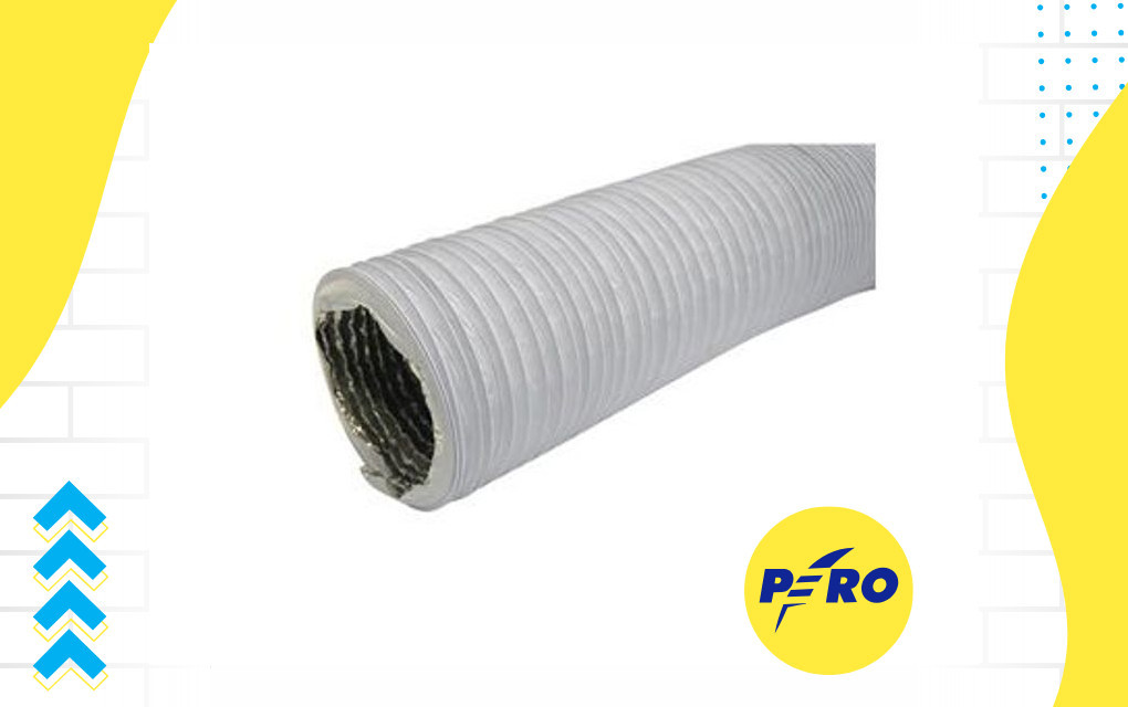 Cijev za napu PVC-AL 125/3000 EUROPLAST — fotografija 1