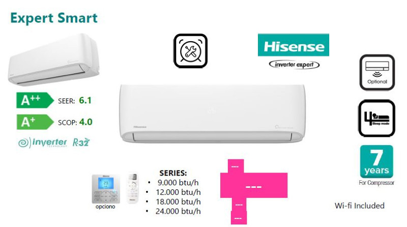HISENSE KLIMA EXPERT SMART 18 — fotografija 1