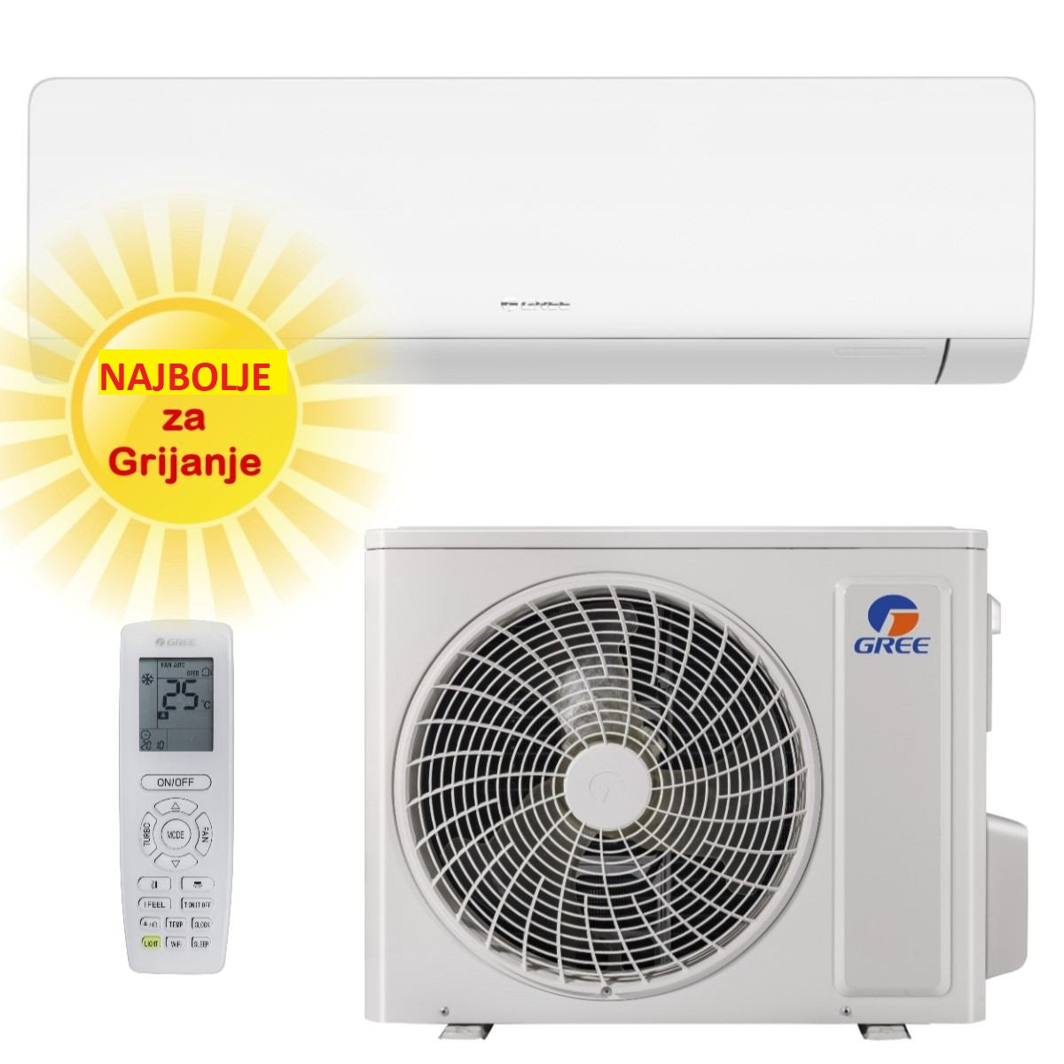 GREE KLIMA COSMO REGULAR INVERTER 18ka GWH18AWDXD / GWH18ATDXD — fotografija 1