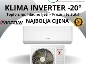 Klima uredjaj Frozini I -20 Wifi Inverter A++/A+ grijac vanjske j