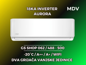 Klima MDV 18KA INVERTER Aurora -20 A++ GRIJAČ VANJSKE — fotografija 1