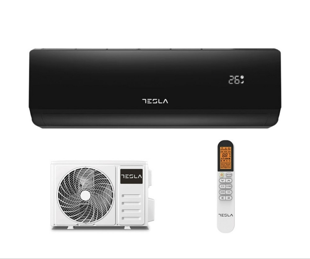 KLIMA UREDJAJ TESLA 12ka INVERTER WIFI CRNA — fotografija 1