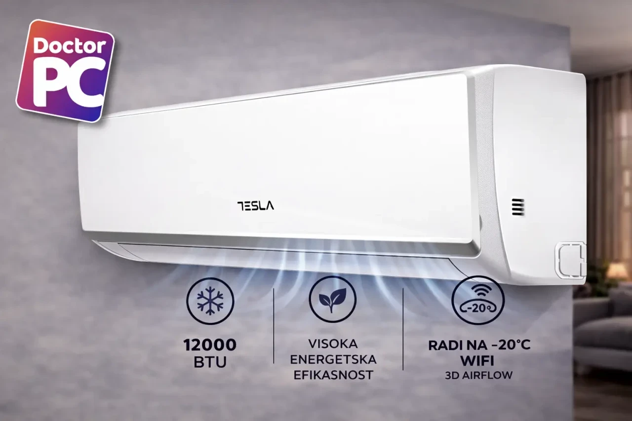 Klima Tesla Select -20 12ka Inverter A++/A+ TT34EX81-1232IAW — fotografija 1