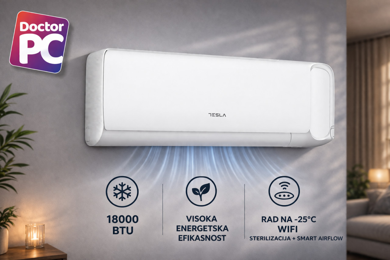 Klima Tesla Advance 18ka Inverter A+++/A++ TA53QQET-1832IHWT — fotografija 1