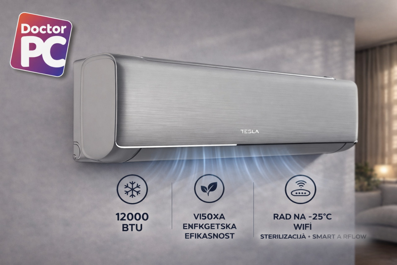Klima Tesla Advance 12ka Inverter A+++/A++ TA35QQFT-1232IHWT — fotografija 1